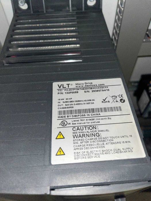 Перетворювачі частоти Danfoss VLT Micro Drive 5.5, 11, 15, 22, 30квт