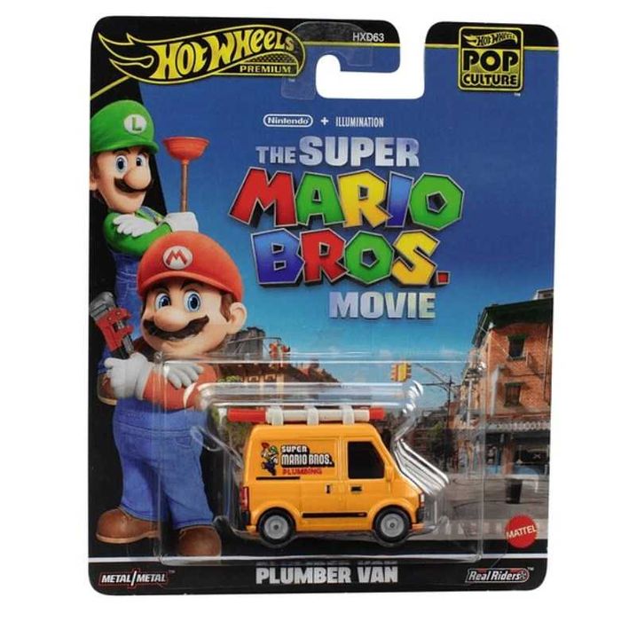 Hot Wheels Premium Pop Culture Plumber Van The Super Mario Bros movie