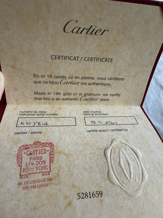 Cartier Trinity ring