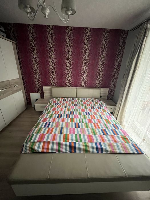 Łóżko z oświetleniem i szafkami nocnymi Rondino 160x200