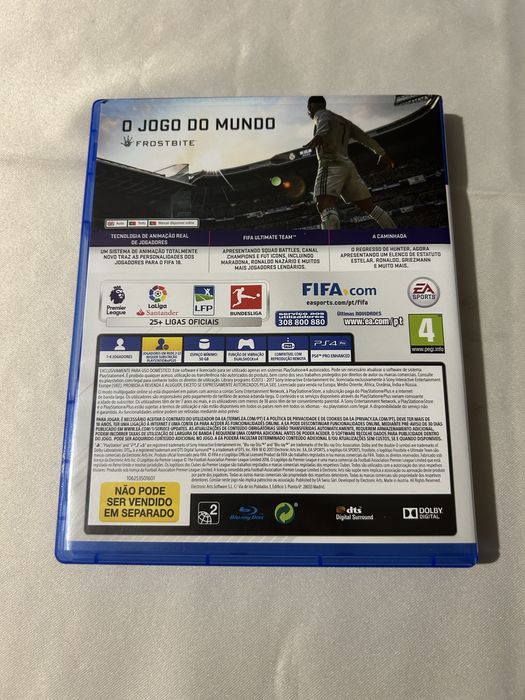 Jogo Fifa 18 para ps4