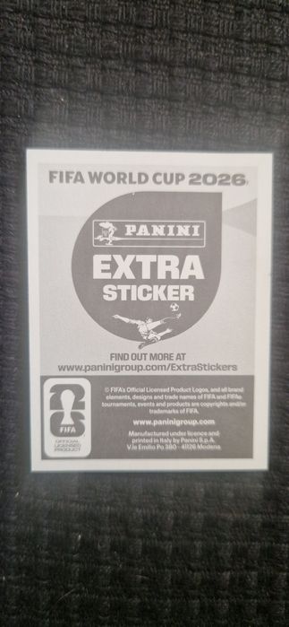 Messi extra sticker RARO