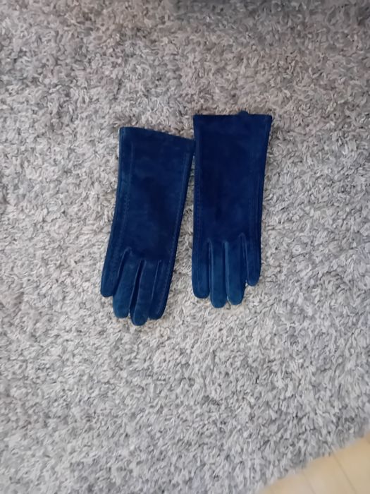 Doskonałej jakości skórzane rękawiczki damskie