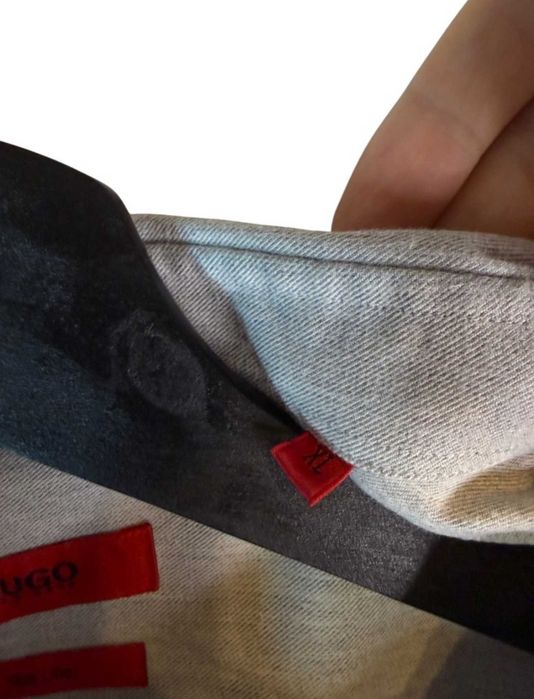 Koszula szara Hugo Boss klasyk XL