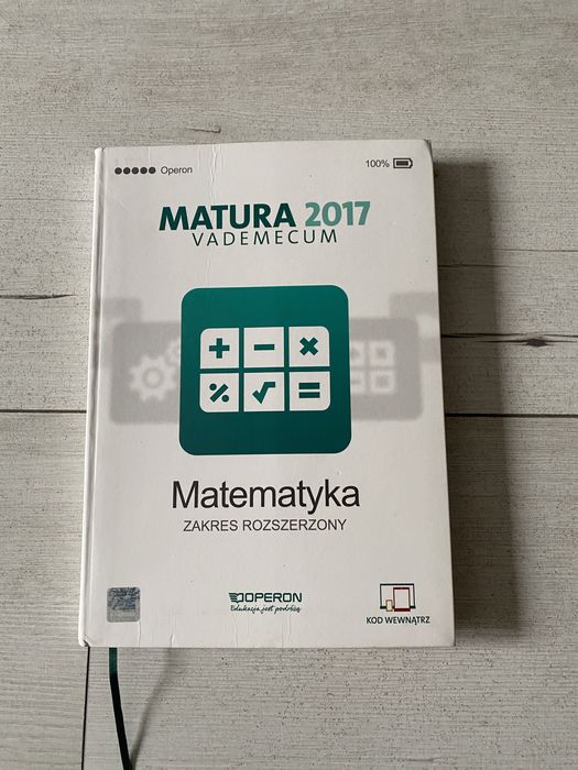 Matura 2017 matematyka VADEMECUM zakres rozszerzony