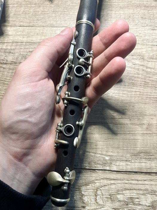 Drewniany flet poprzeczny piccolo XIX wiek