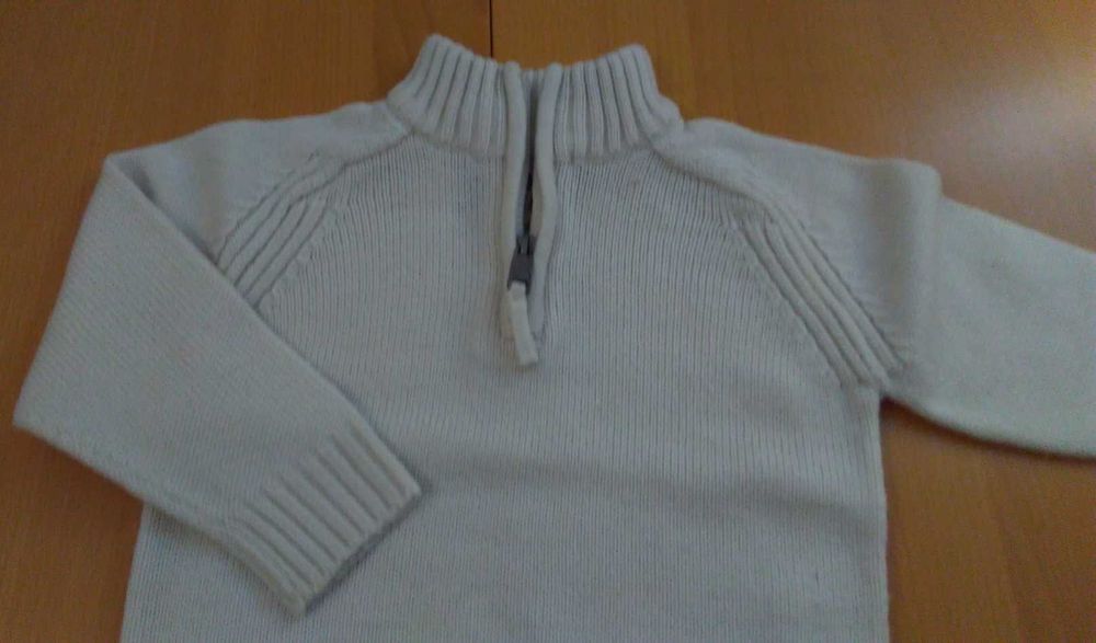 Sweter kremowy rozm 98 cm 2-3 lata