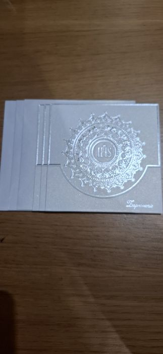 Zaproszenia na kominie nowe 3 szt!