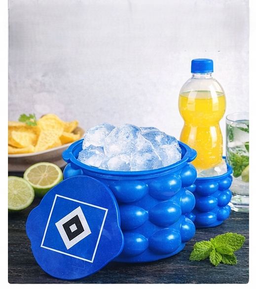 Forma do lodu 3w1 Pojemnik Cooler 24 kostki Silikon HSV