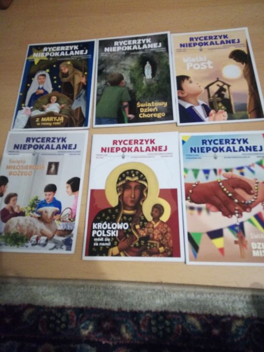 MIESIĘCZNIK Rycerzyk Niepokalanej 7 numerów NOWE