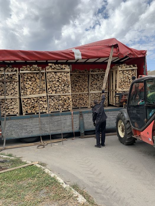 Дрова сухі (Дуб/Береза) вугіля брикети пелети