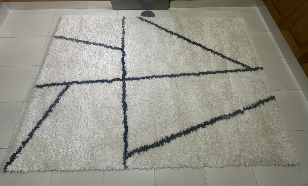 Tapete ODON 135x190 creme: como novo