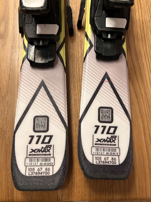 Zestaw salomon narty 110cm buty 22cm