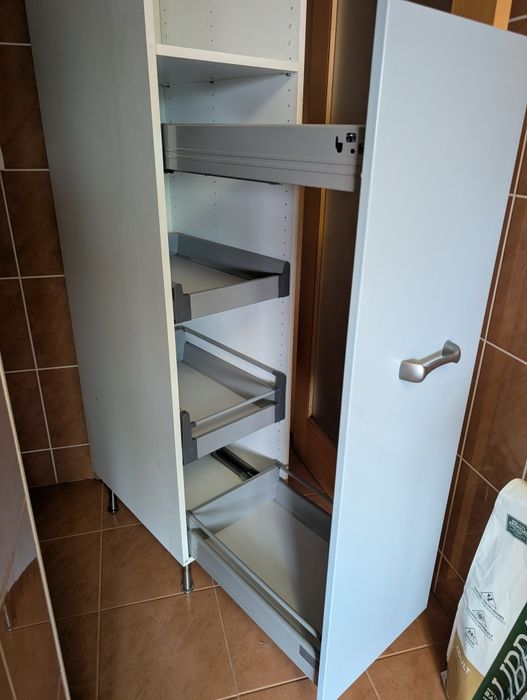 Móvel cozinha despenseiro - azul acinzentado - como novo