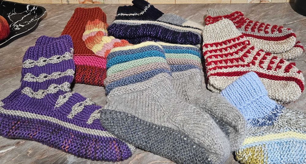 Теплі шкарпетки ручна робота