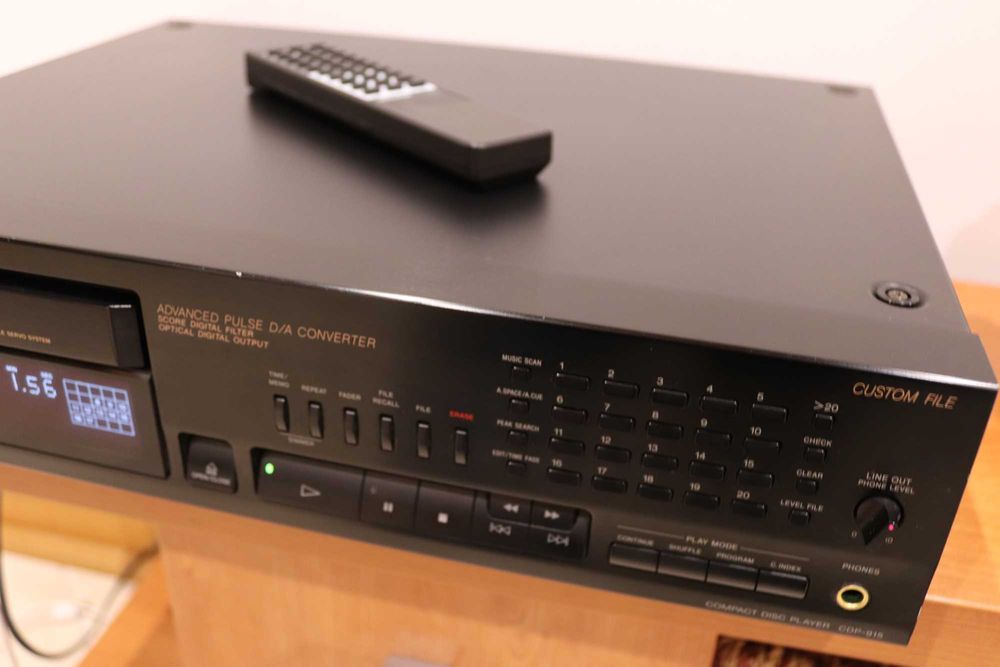 Leitor CDs Sony CDP-915 com upgrade