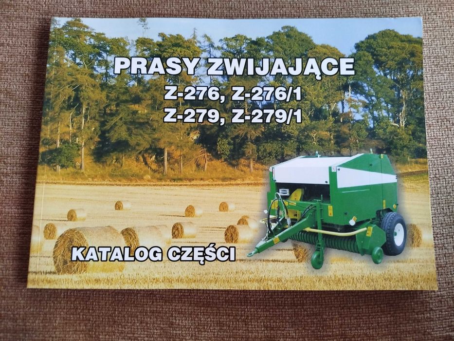 Katalog części zamiennych Sipma prasa zwijająca Z-276 Z-276/1 Z-279 Z-279/1