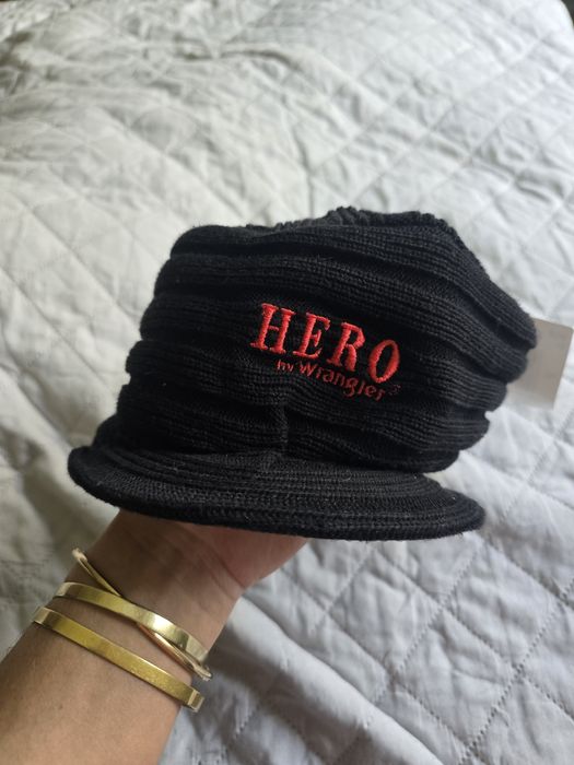 Hero by Wrangler, kaszkiet, czapka czarna