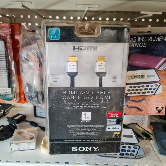 Cabo HDMI Sony DLC-HD10G– 1 m– Alta Velocidade /Full HD 1080p (selado)