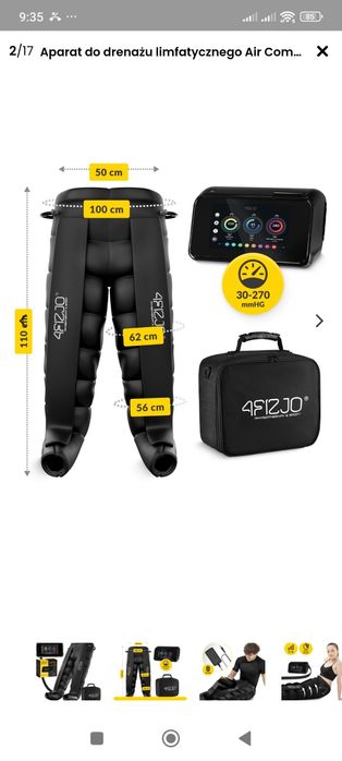 Drenaż limfatyczny boa presoterapia model Evo C8 4Fizjo