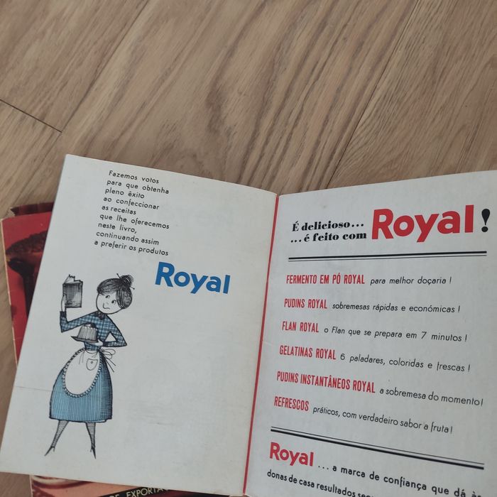 Livros antigos de culinária