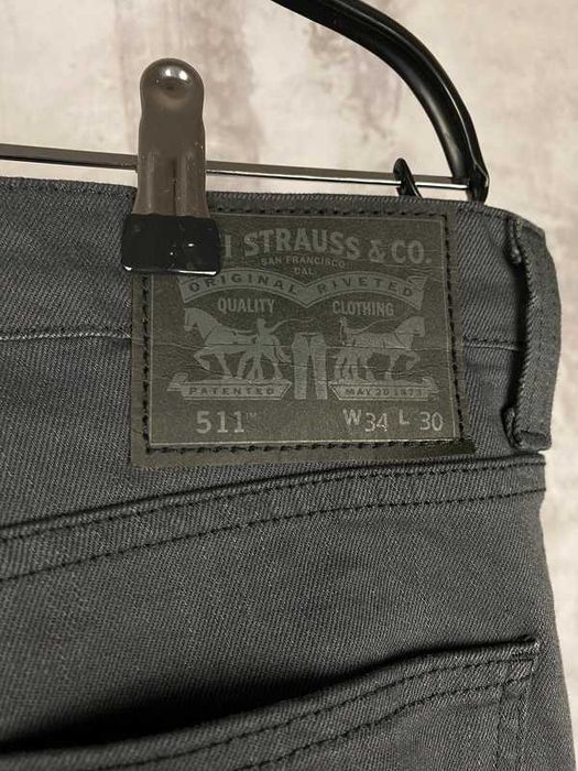 Levi’s Strauss spodnie szare 511 streetwear vintage y2k quality