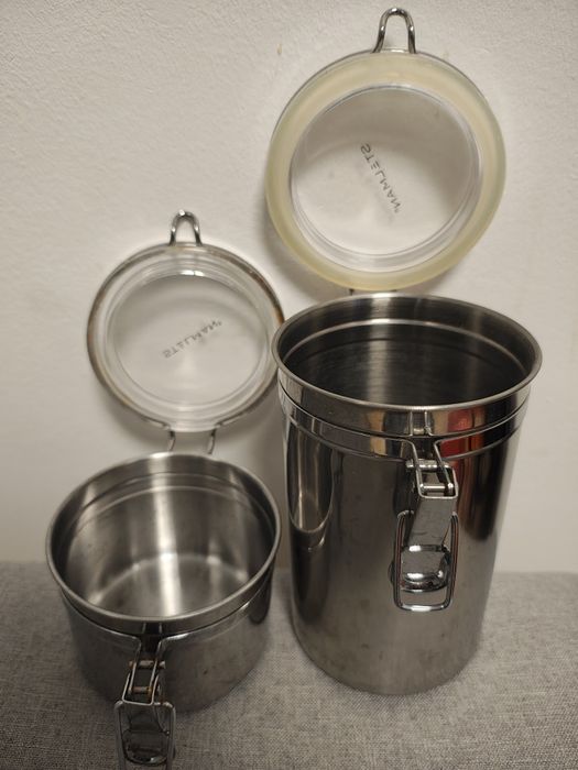 Metalowe puszki 4szt do przechowywania kawa, herbata, makaron itp.