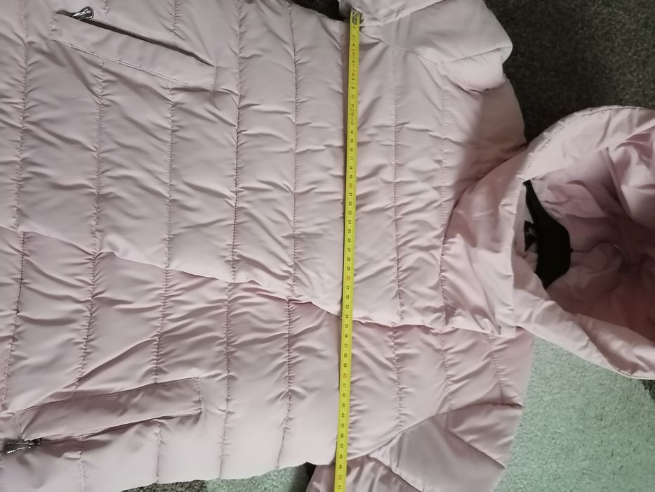 Kurtka damska pudrowy róż