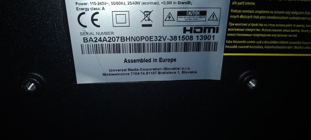 Tv blaupunkt led 24"