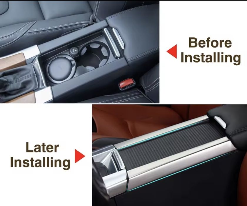 Frisos cortina consola central volvo s60 v60 xc60