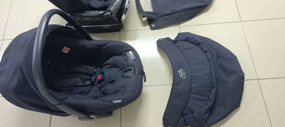 Carrinho trio completo BEBECAR como novo