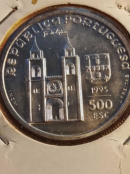 Moeda de 500 escudos de 1995, de Santo António, em prata