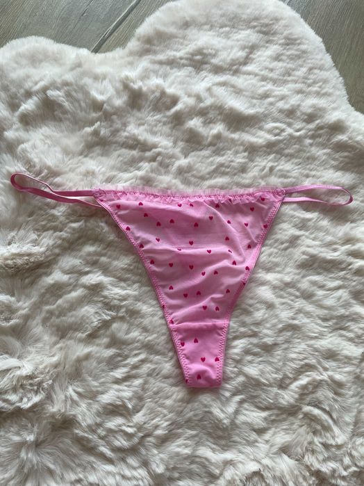 1x różowe stringi 2XL