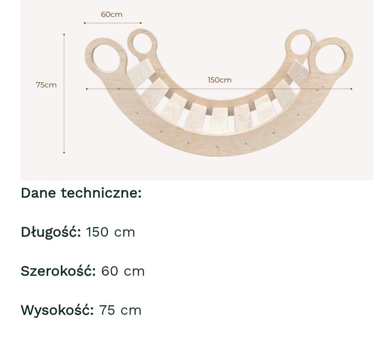 Bujak drewniany Baby Wood XXL