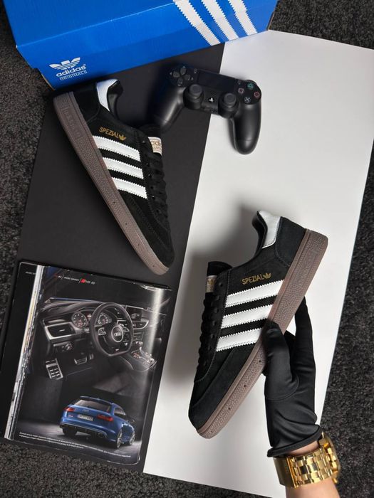 Чоловічі кросівки адідас Adidas Handball Spezial M Black White [41-45]