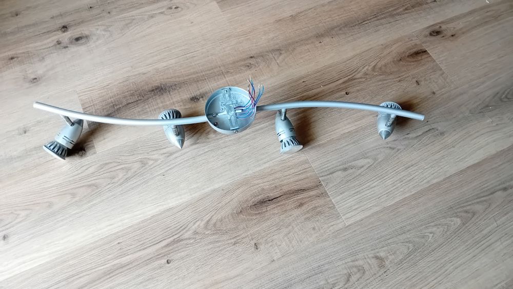 Candeeiro de teto  com 2 lâmpadas led