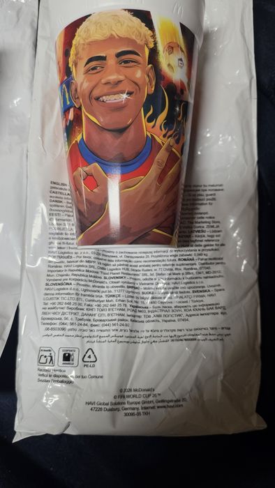 Copos vitinha e yamal