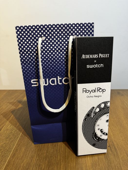 Relógio OCHO NEGRO – Audemars Piguet x Swatch (Coleção Royal Pop)