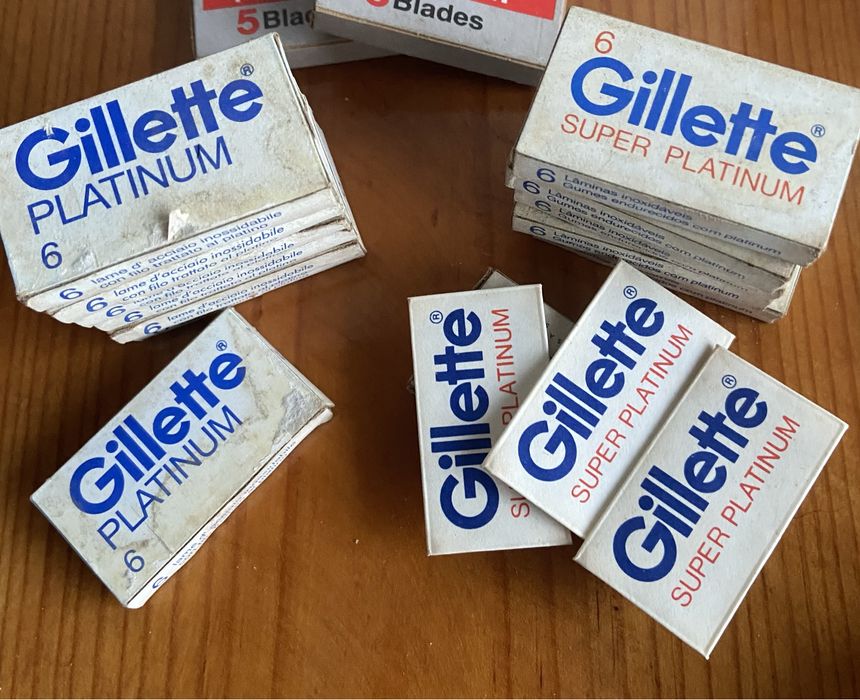Laminas de barbear  Gillette vintage já
