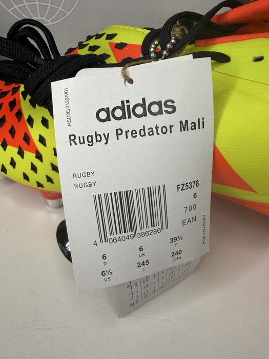 Buty do rugby / piłkarskie Adidas Predator Malice r. 39 1/3