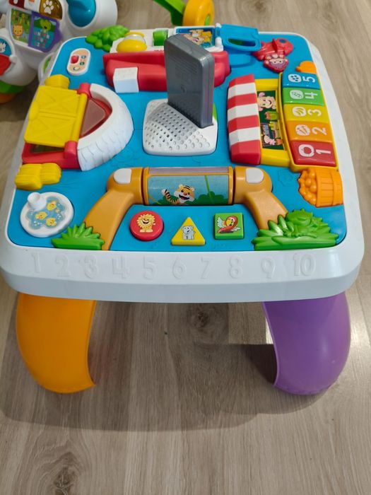 Fischer Price - chodzik zebra + stolik edukacyjny