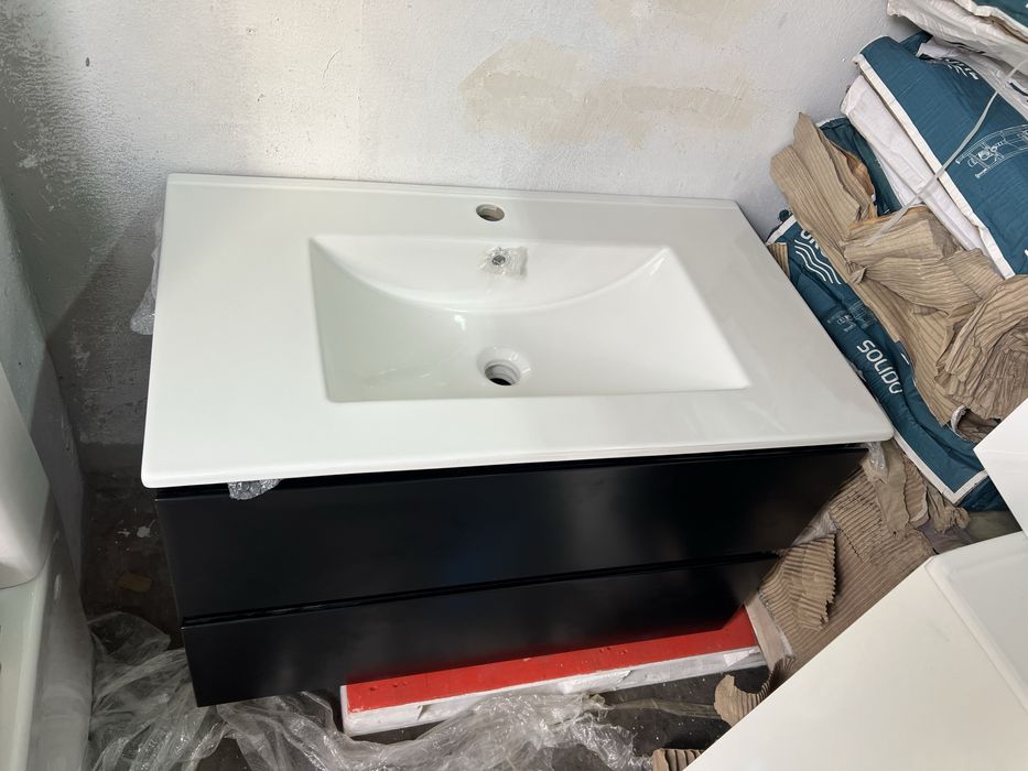 Movel  casa banho Novo Suspenso C/ Lavatorio