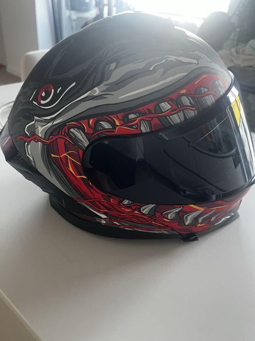 Capacete de mota c/ intercomunicador