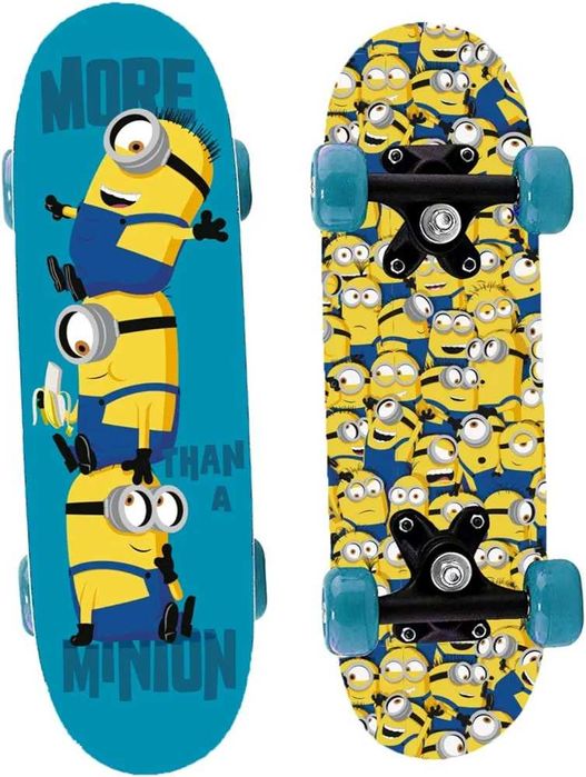 NEW! Minions Mini Wooden Skateboard, 43 x 12 x 8 cm