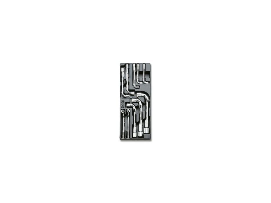 beta hard thermoformed tray with angled socket wrench 55000036