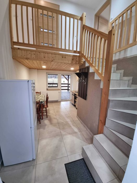 mieszkanie kaszuby, domki na Kaszubach, lasy, kulig