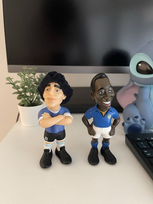 Figura Pelé + Maradona (edicao especial)