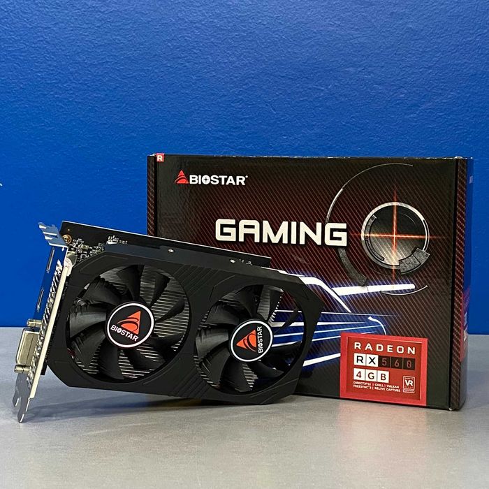 Biostar Radeon RX 560 Gaming - 4GB GDDR5 (NOVA)64286318590467120