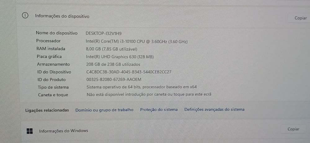 Computador HP Completo (Com Teclado e Rato) – Ideal para Trabalho, Aulas e Internet (Muito Rápido!)