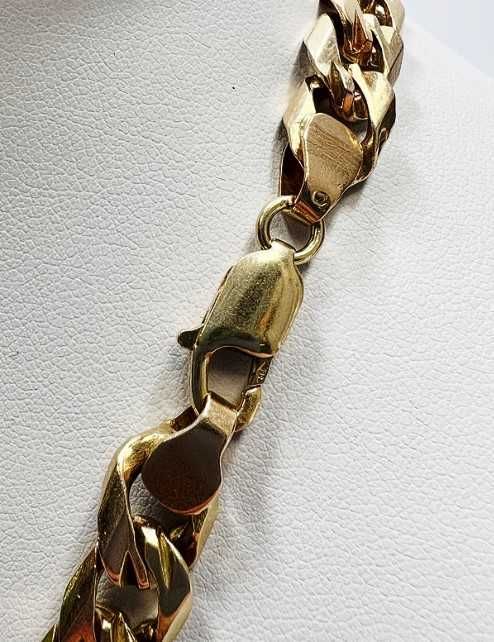 Złoty męski łańcuch próby 585 - 76,35g